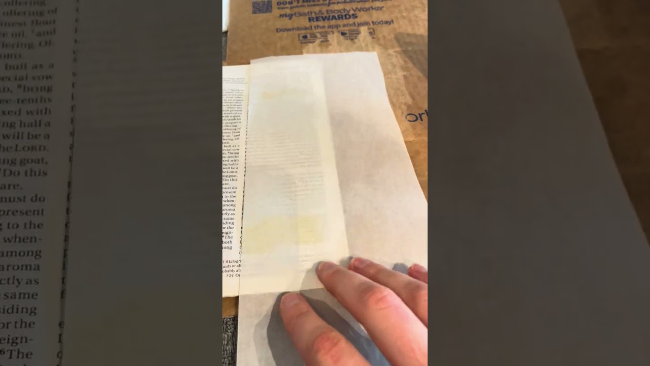 How To Iron Your Bible - Fix Dog Ears and Wrinkled Pages!