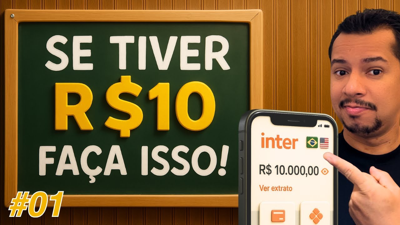 ZEROa10k #1: Como Juntar R$10.000 Começando com R$100 (PASSO A PASSO REAL)
