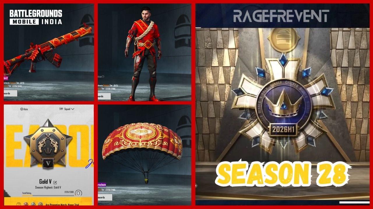 Полное руководство по наградам 28-го сезона BGMI, которое нельзя пропустить.