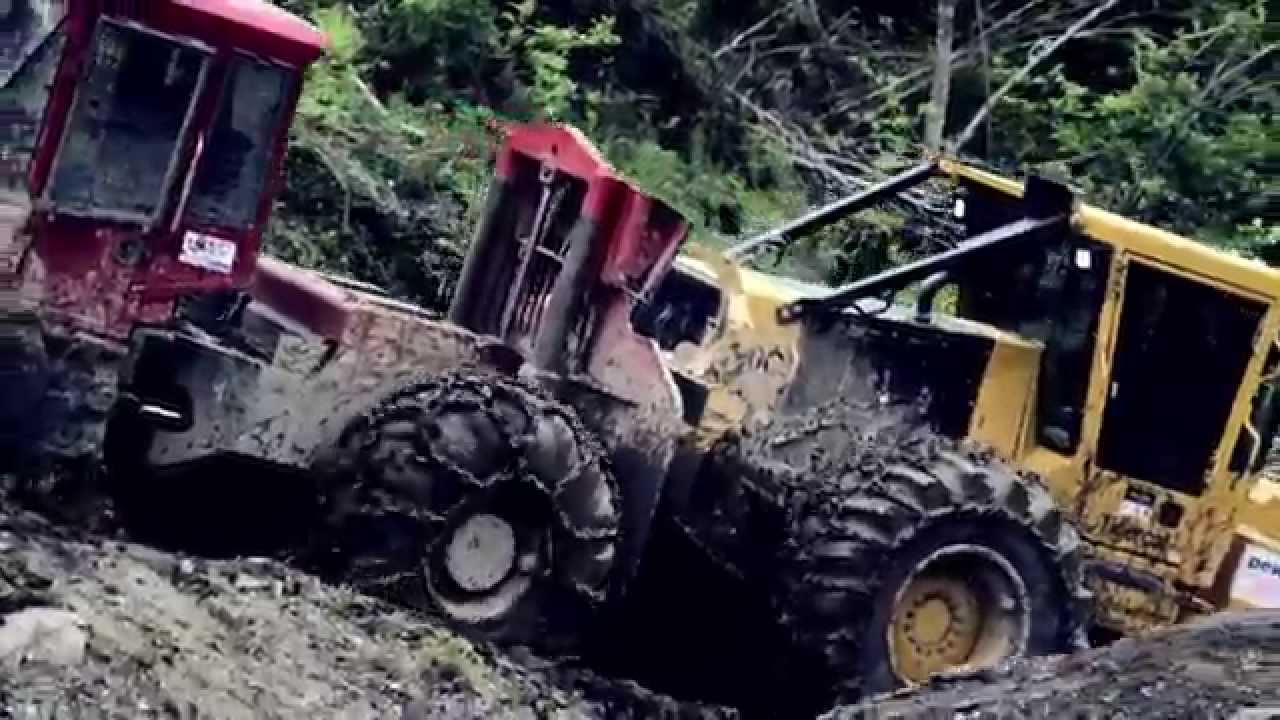 LES COGNEES - CONCOURS DE DEBARDAGE - SKIDDER COMPETITION