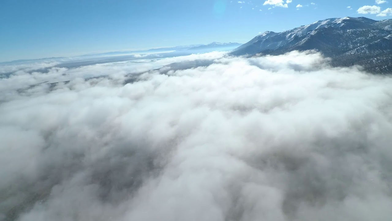 Low Clouds from a high drone