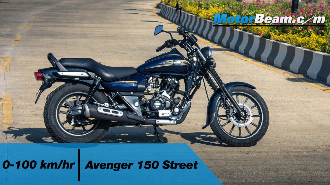 Bajaj Avenger 150 Street - 0-100 km/hr | MotorBeam