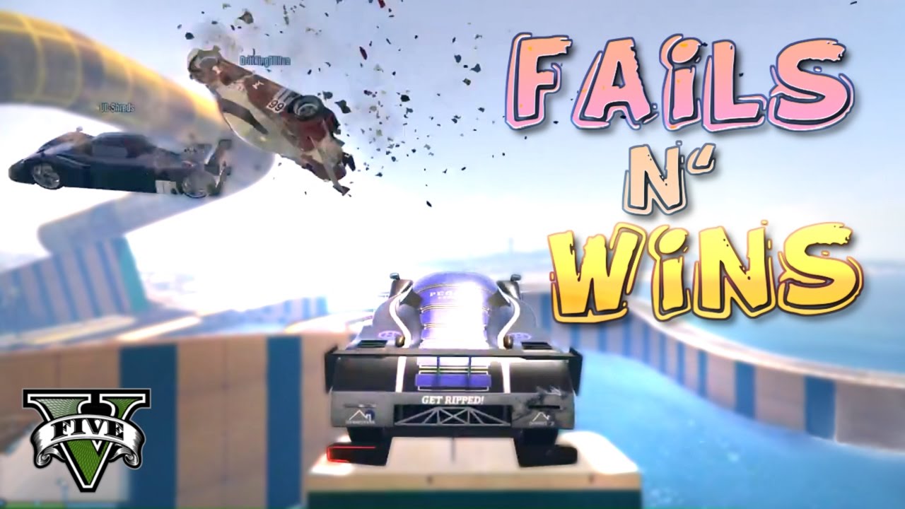 GTA V Racing FAILS & WINS Compilation [Cunning Stunts]