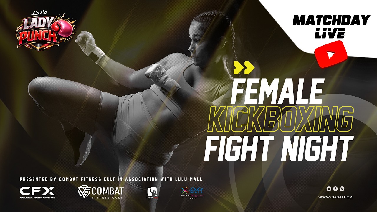 LIVE 🔴 Lady Punch 2026 | CFX Female Pro Kickboxing Fight Night | LuLu Mall Kochi