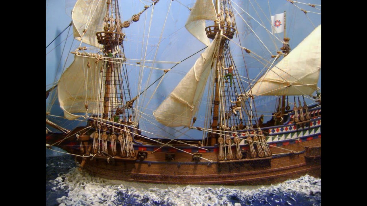 Golden Hind Galleon 1577 Heller 1:100