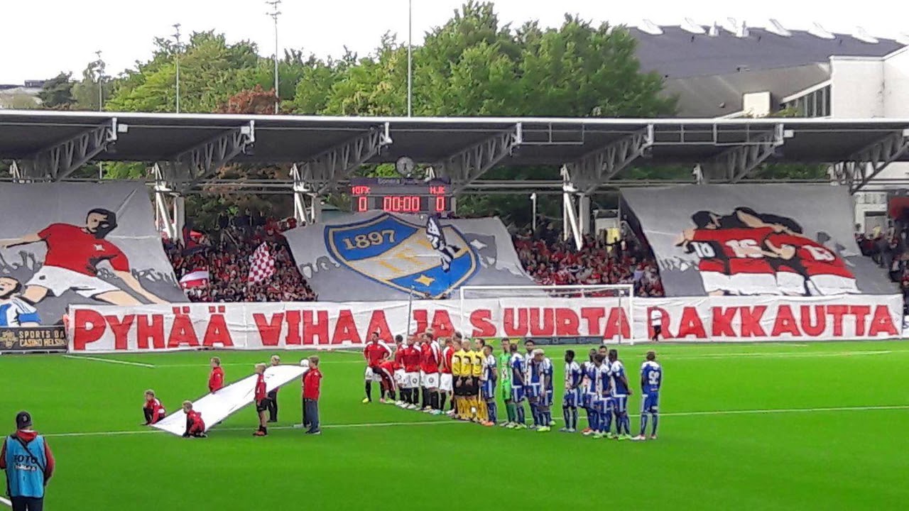 Finnish football supporters