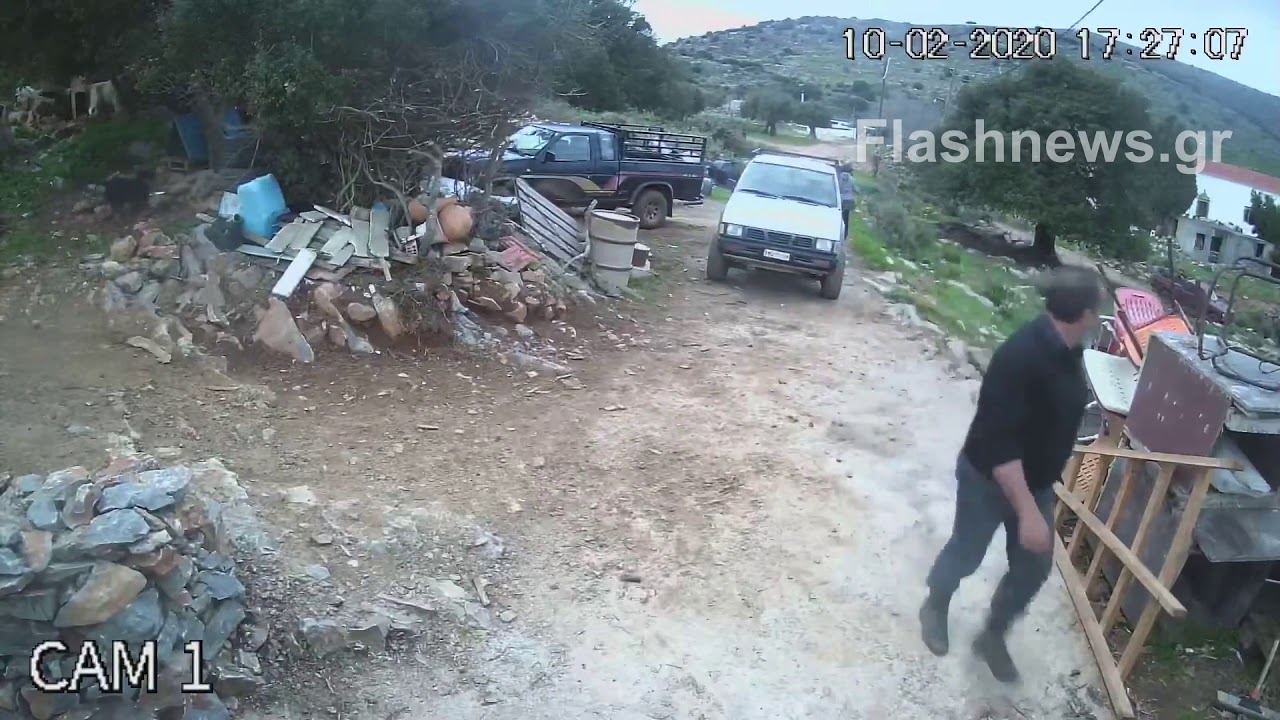 Βίντεο από τη στιγμή του φονικού στις Κουρούνες Νεάπολης Λασιθίου