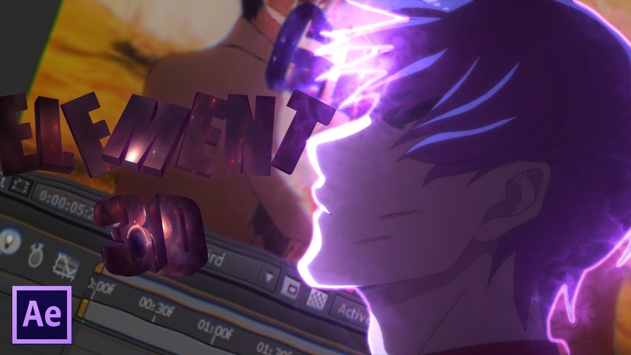 after effects tutorial amv - element 3d