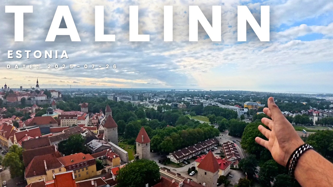 Tallinn Estonia Walking Tour 4K - Brief Introduction to beautiful Tallinn