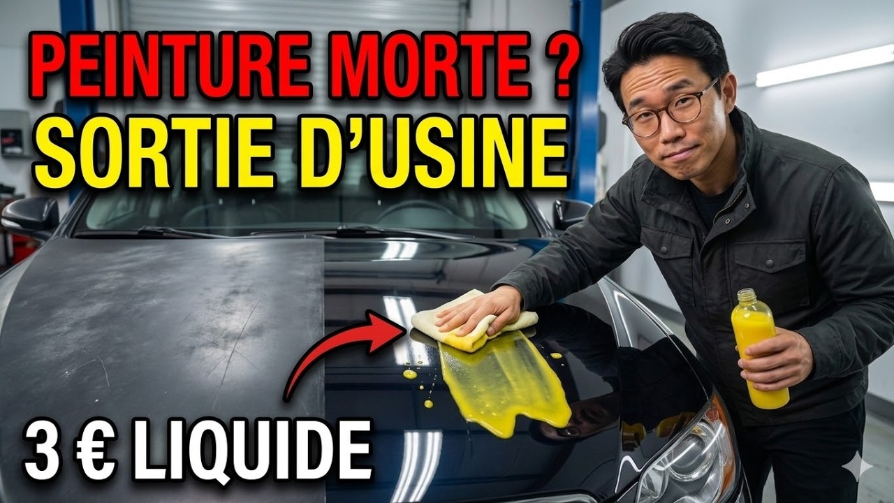 Le liquide à 3 $ rend une peinture morte comme neuve d’usine. POUR TOUJOURS. L’industrie automobile