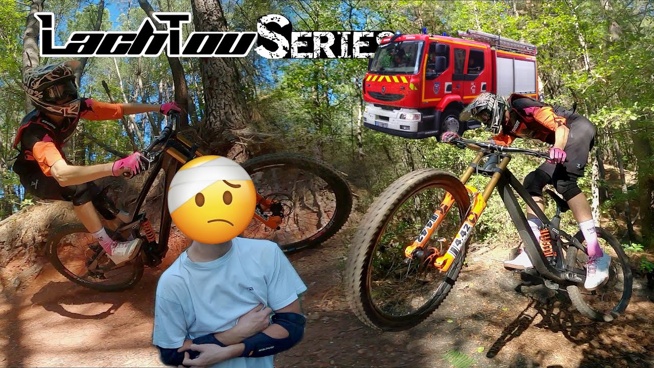 LS#47 : IL SE CASSE LA CLAVICULE !!! RIDE // DH // LA GRAND COMBE 💥🚒
