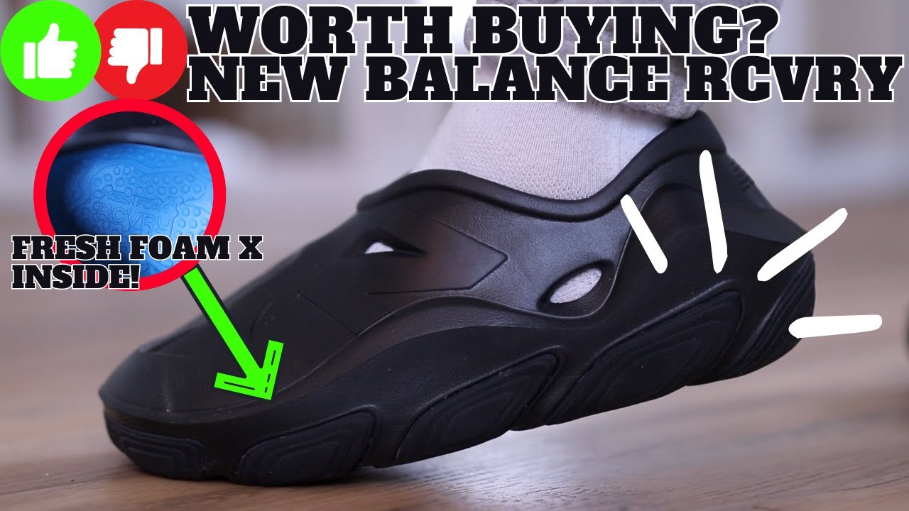 Стоит ли покупать? Сабо New Balance Fresh Foam X RCVRY (альтернатива Crocs/Foam Runner)