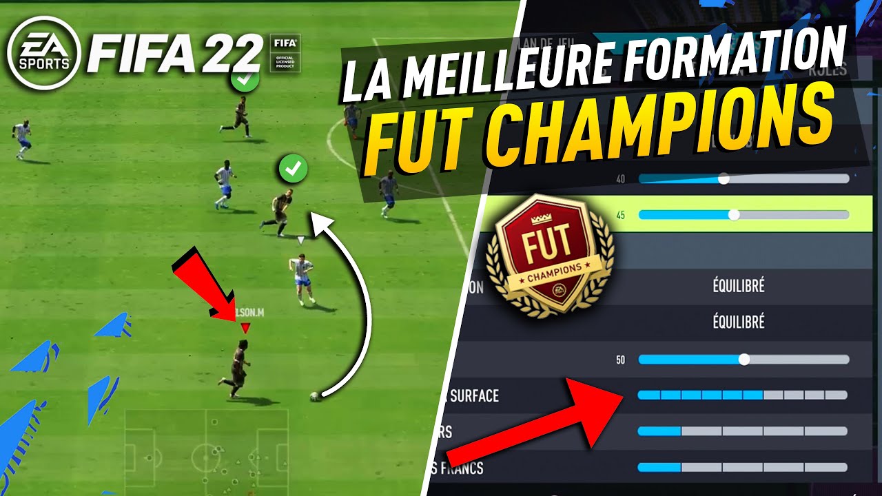TUTO FIFA 22 - La MEILLEURE FORMATION pour FUT CHAMPIONS  + TACTIQUES PERSO - 4231 META