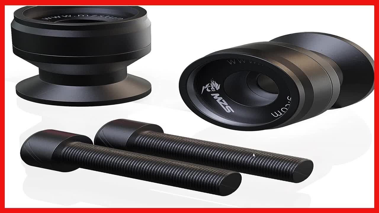 MZS 6MM Swingarm Spools | Sliders Stand CNC Universal M6 Black Compatible with YZF R1 R3 R6 R6S YZF6