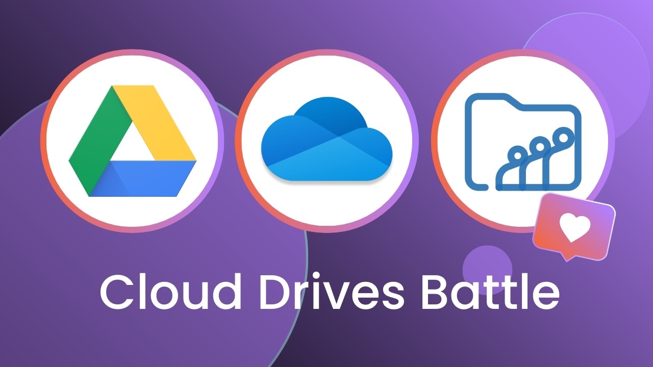 Битва облачных дисков: Google Drive против Microsoft OneDrive против Zoho WorkDrive