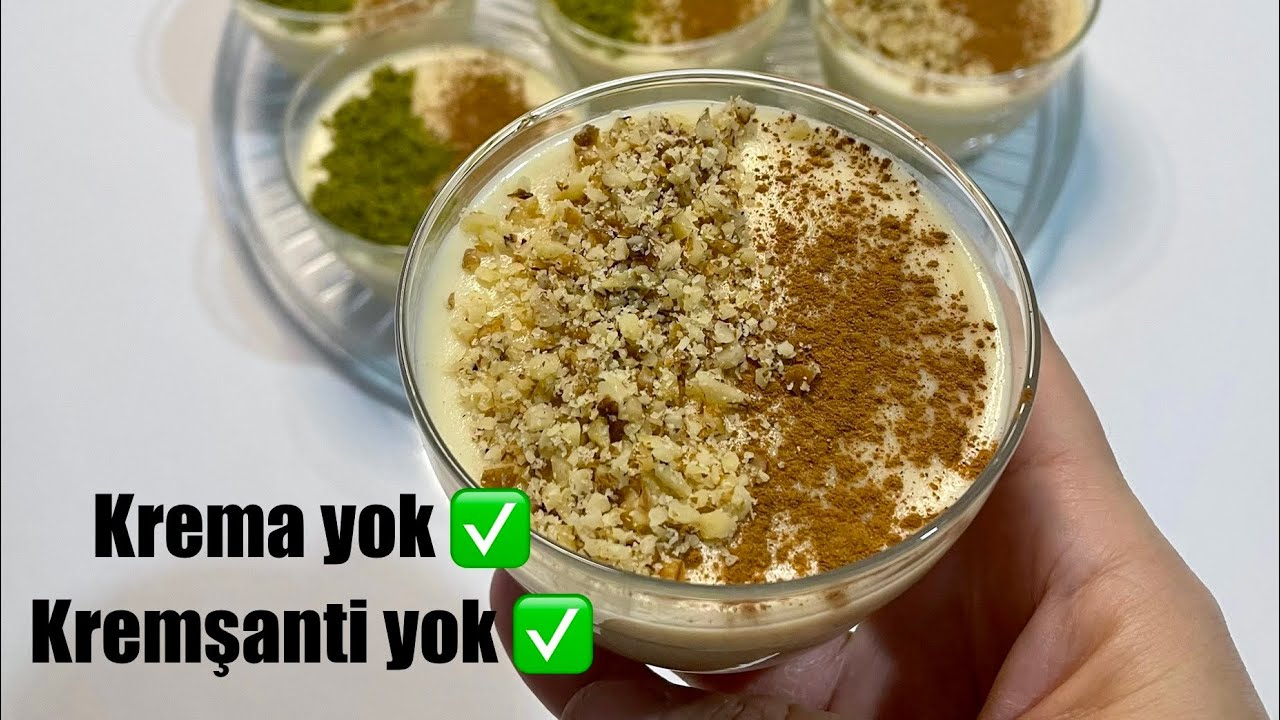 Az malzemeli sütlü tatlı tarifi 🤌💯