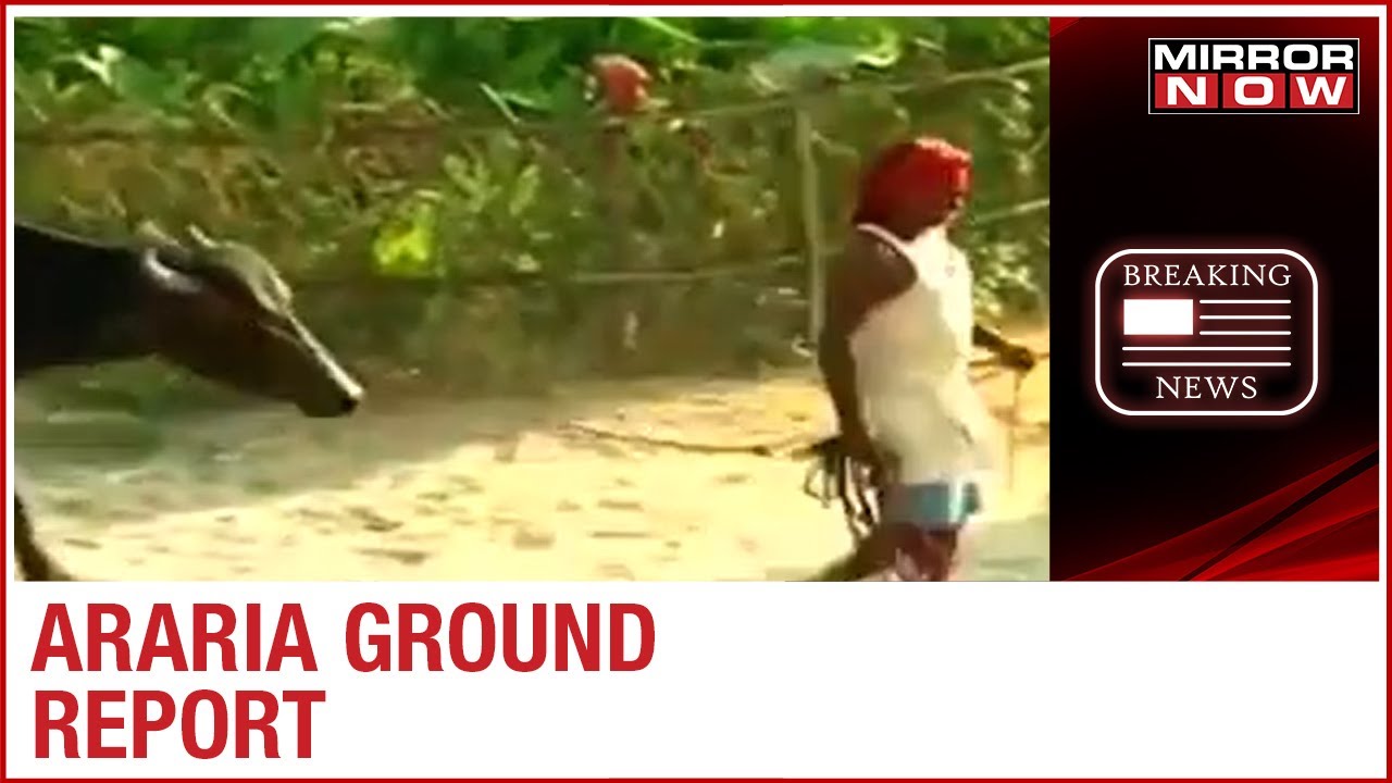 Araria Gound Report:  Villages devastated by floods, people take refuge at railway tracks