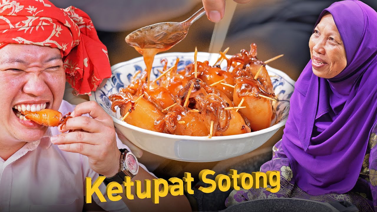 Buat Ketupat Guna SOTONG? Pencuci Mulut PELIK di Kelantan | Resepi Tok Kelantan