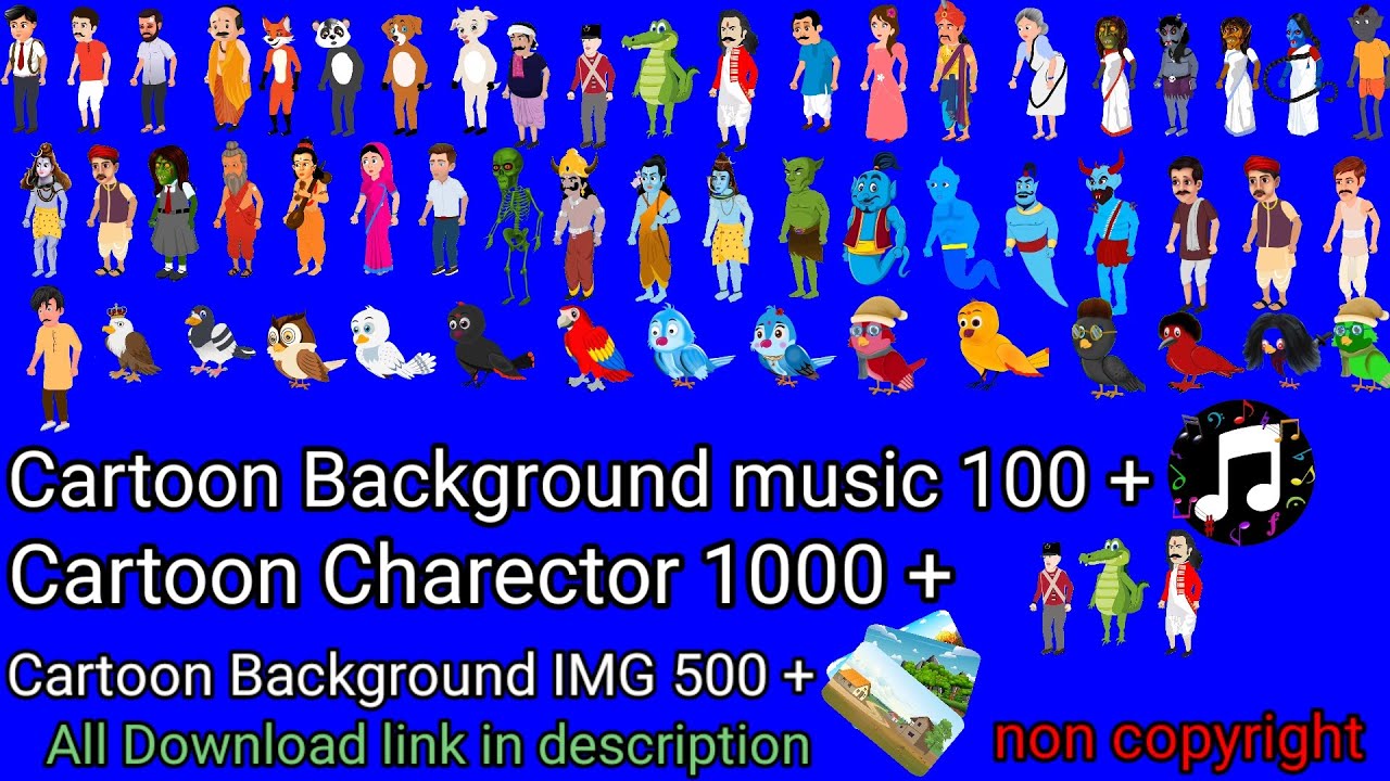 Download All Cartoon Characters | ChromaToons  New Character | Indian Cartoon Charactor Download