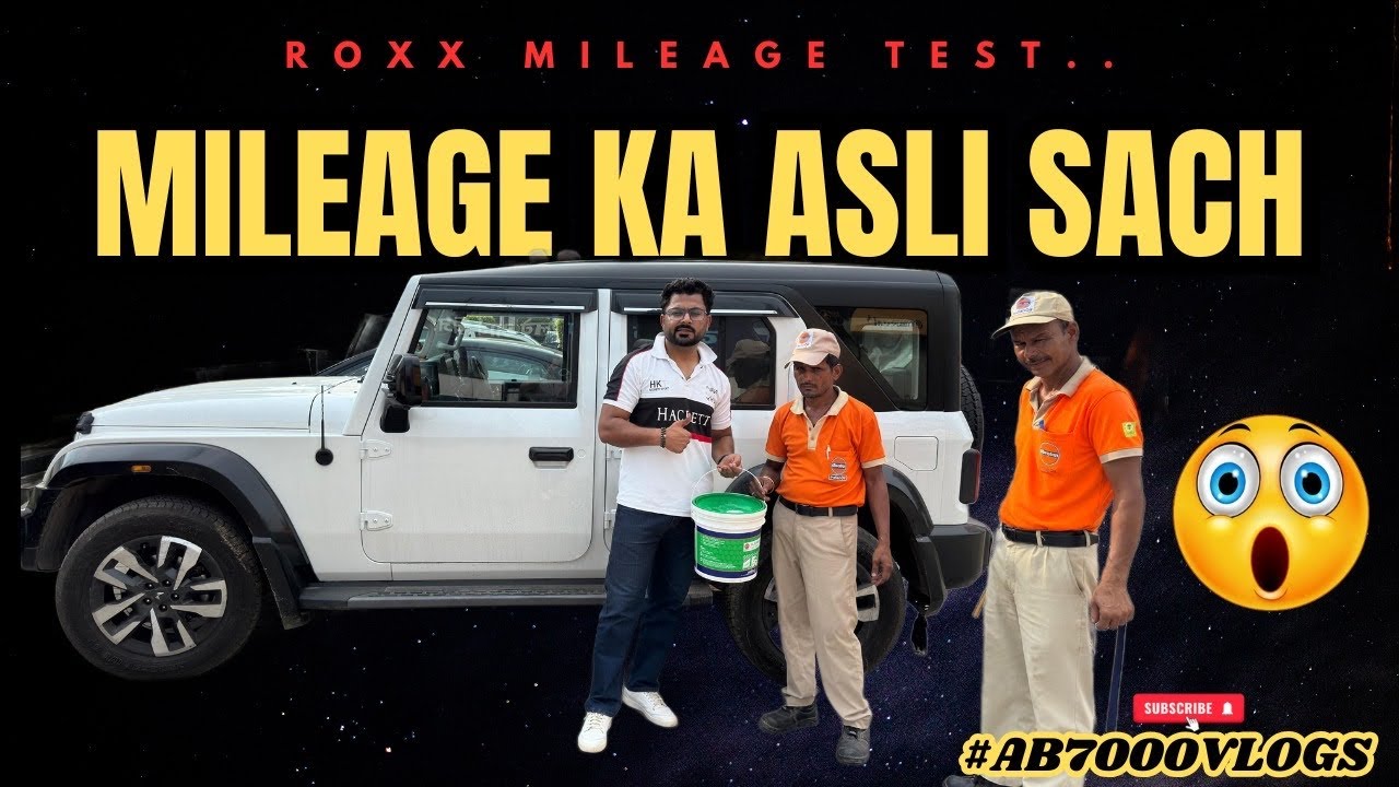 Thar Roxx Mileage Test in City Shocking Result😳