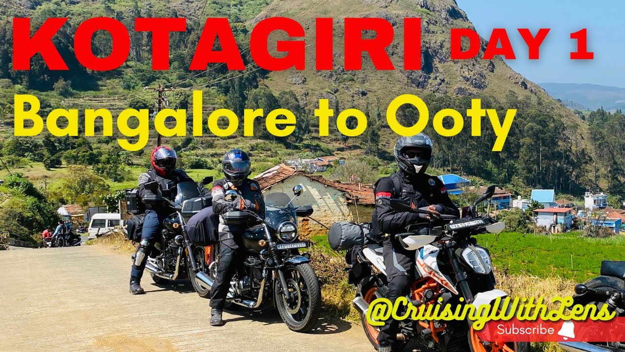 Kotagiri | Bangalore to Ooty | Day 1, Part 1 | Honda H'ness CB350 | Stay Ride | Drone footage