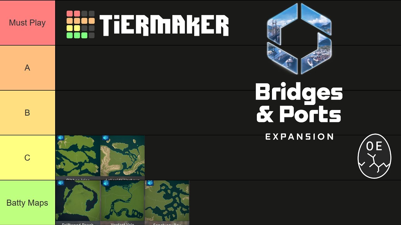 Ranking The Bridges & Ports Maps For Cities 2!