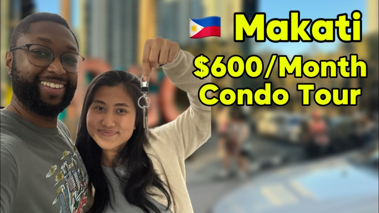 🇵🇭 What $600 dollars gets you in the Philippines | Condo Tour | 🇵🇭 Makati Business District | Manila