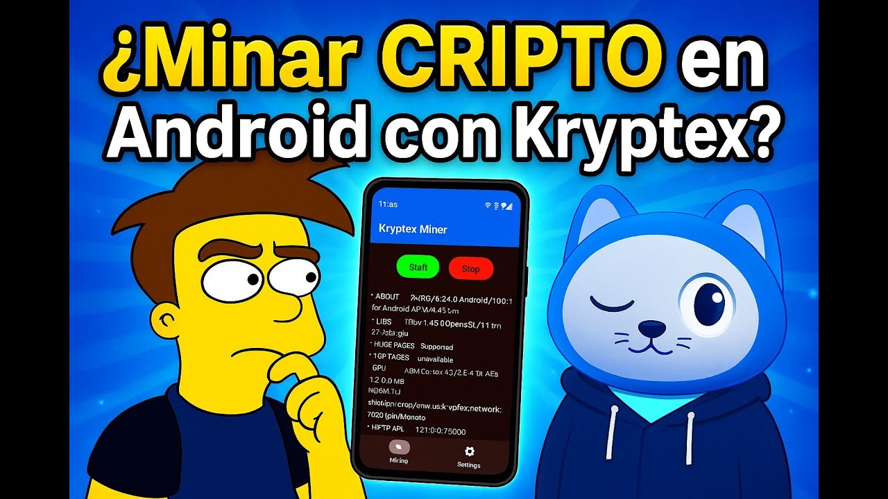 &iquest;Se puede minar CRIPTO con Android? Probamos Kryptex en celular
