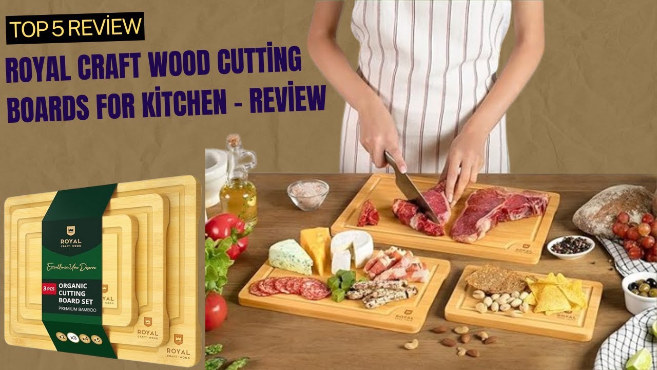 ✔ROYAL CRAFT WOOD Cutting Boards for Kitchen - Review