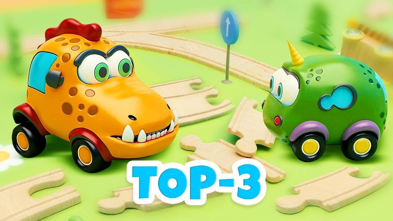 Mocas Autos auf Deutsch. Animation für Kinder. 3 Folgen in einem Cartoon