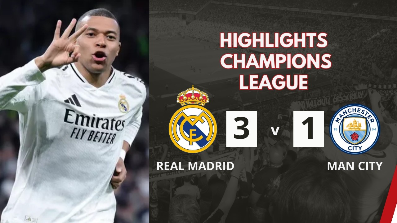 HIGHLIGHTS: REAL MADRID 3 -  1MAN CITY | EPIC BLOCKBUSTER CLASH – A SPECTACLE OF STUNNING GOALS! ⚽🔥