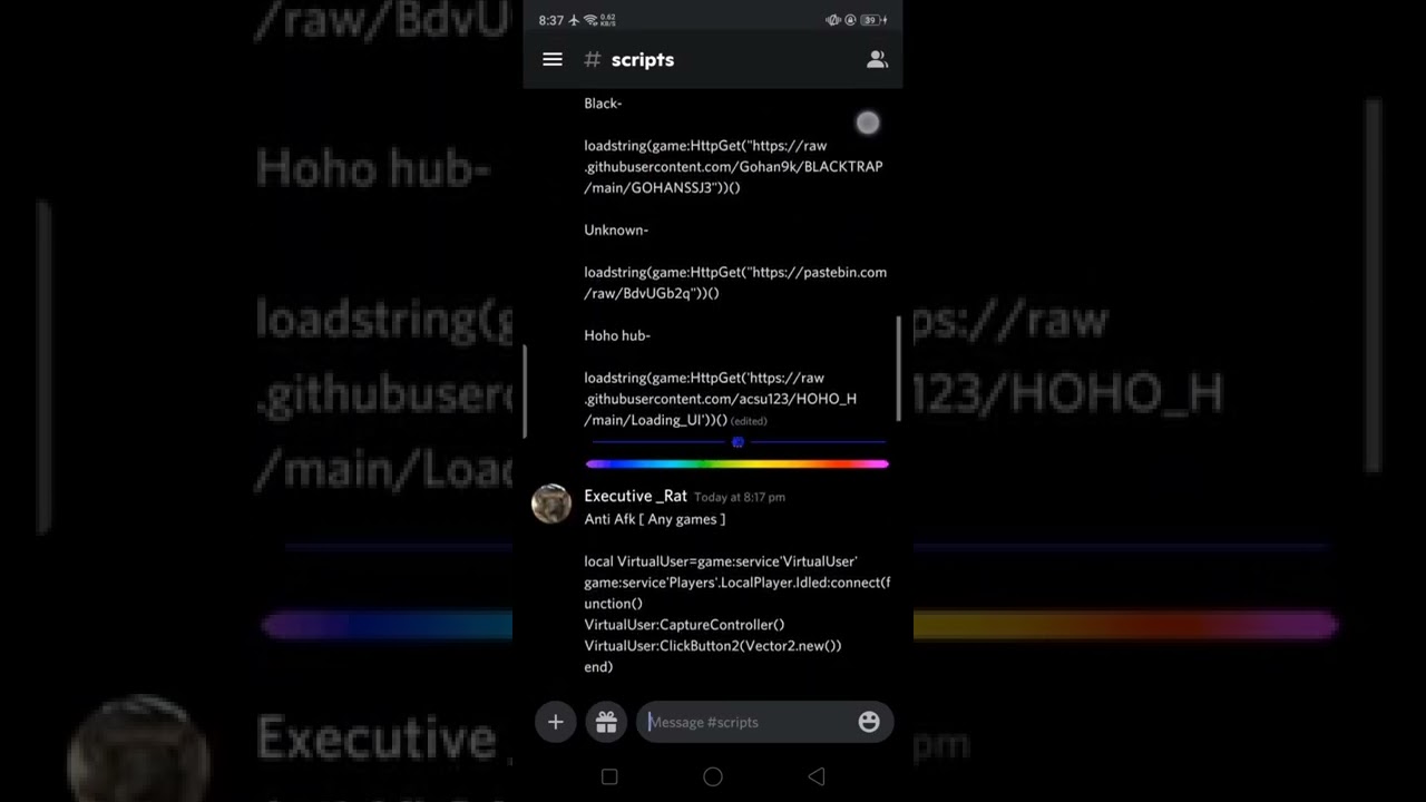 Roblox mobile Scripts