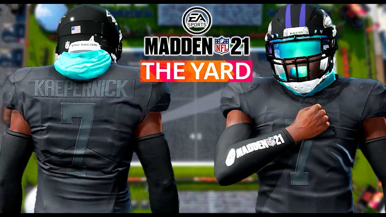 THE YARD IS CRAZY!!! INSANE CUSTOMIZATIONS & TOUCHDOWNS!! - MADDEN 21 THE YARD
