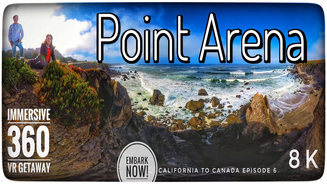 Point Arena: A Coastal Gem 🌊💎🌊 8K 360&deg;