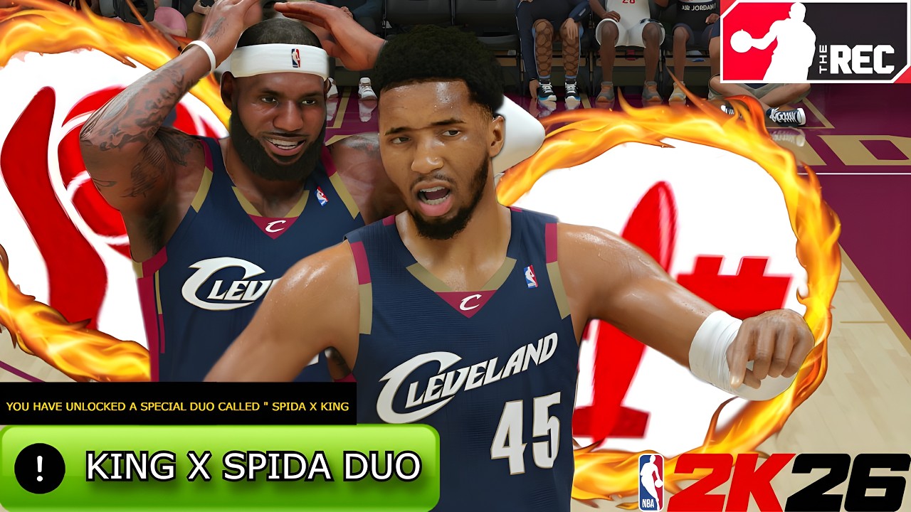 The SPIDA x KING Duo Is Unfair In The REC... In NBA 2k26!