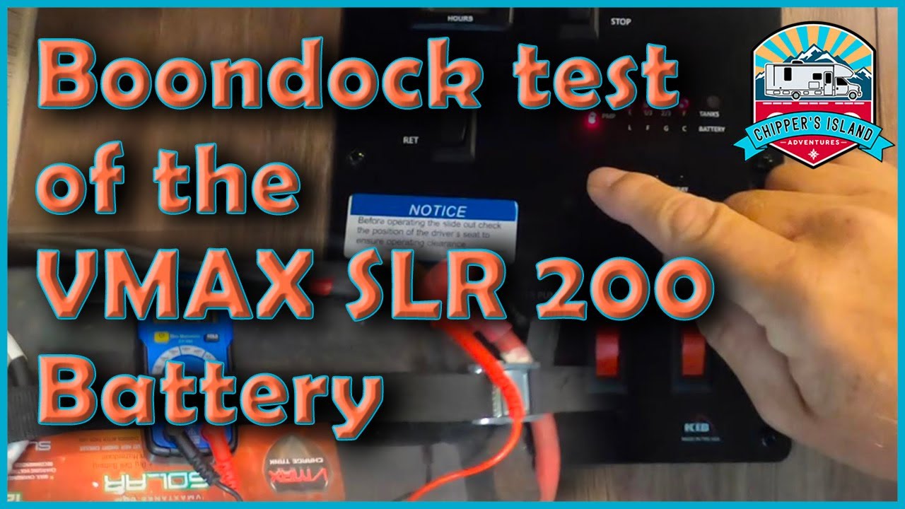 Boondock Test of my VMAX SLR 200 Battery!