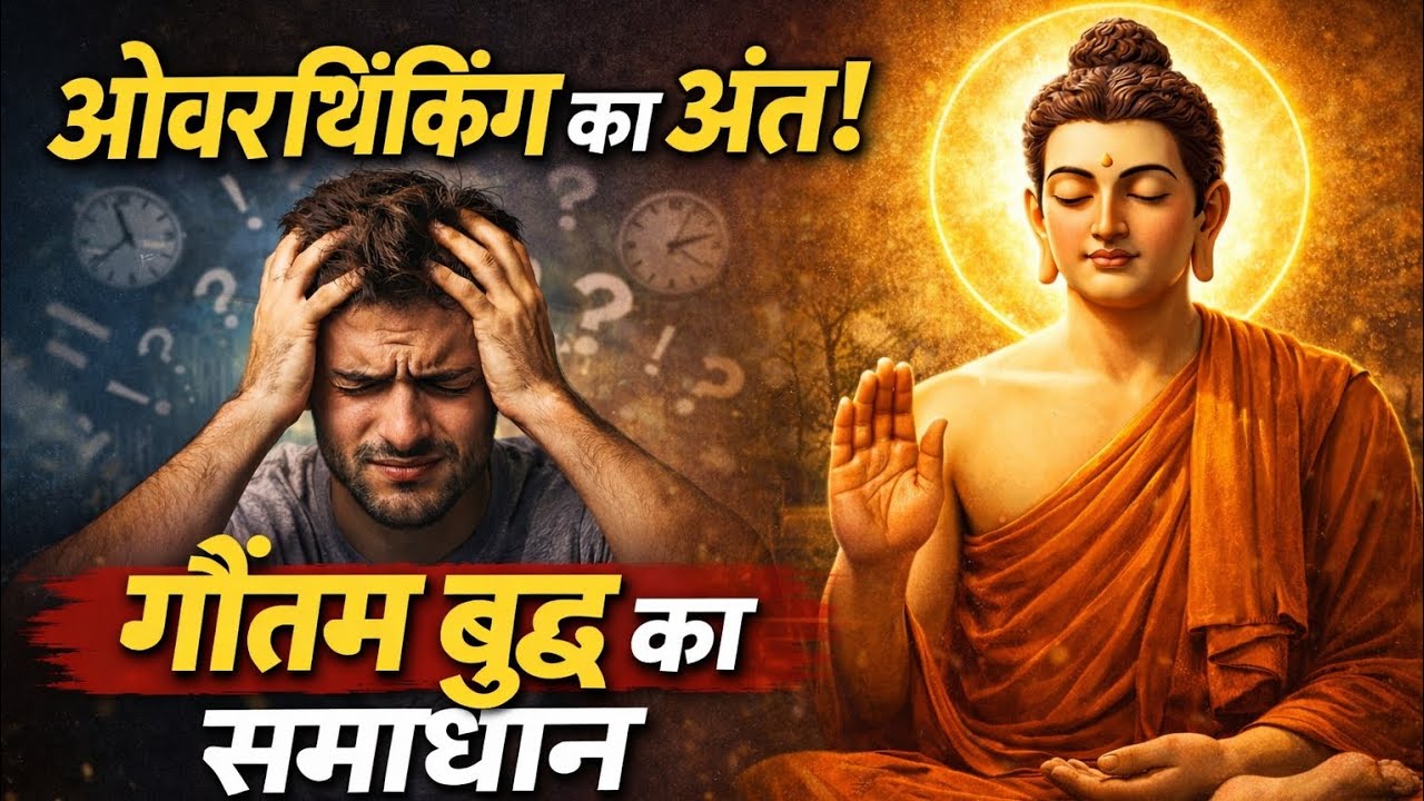 Overthinking का अंत! | गौतम बुद्ध का अद्भुत समाधान (शांति कैसे पाएं?)