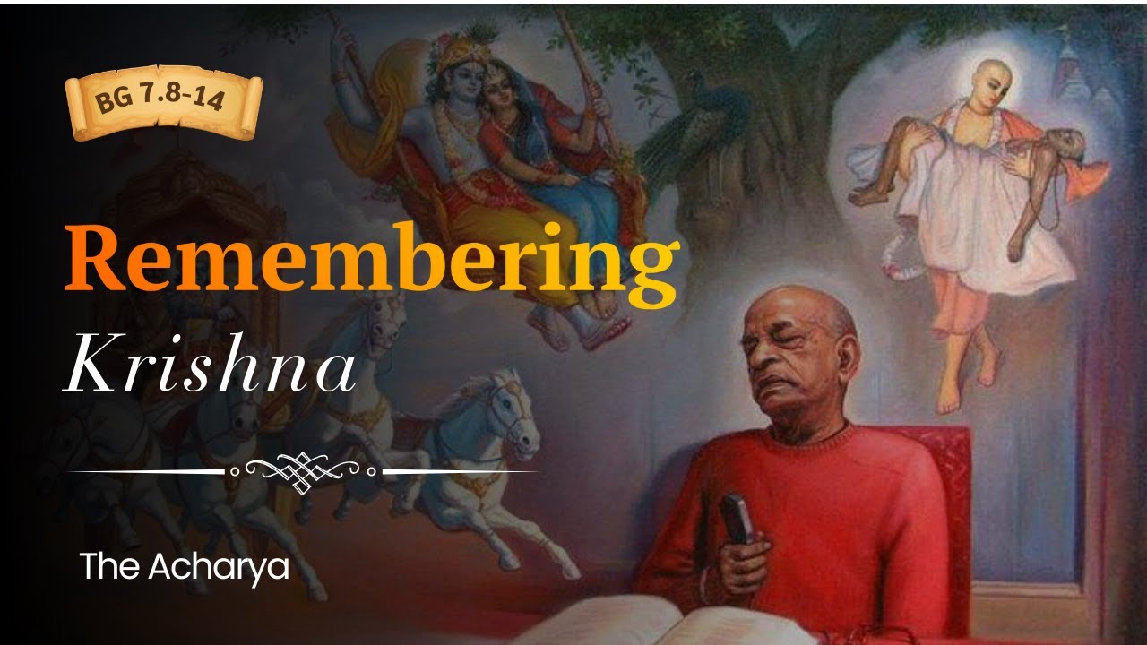 Remembering Krishna | BG 7.8-14 | New York | Srila Prabhupada