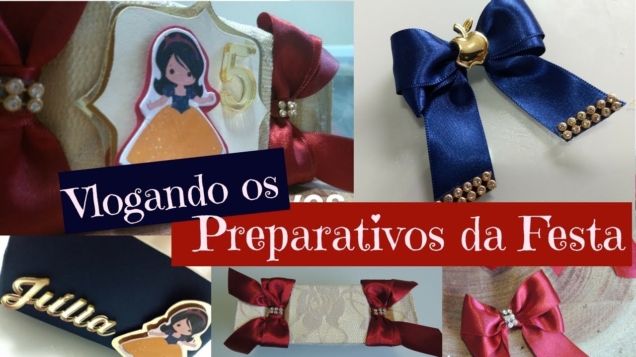 VLOGANDO OS PREPARATIVOS DA FESTA - PARTE 3 - FESTA BRANCA DE NEVE #JULIAFAZ5