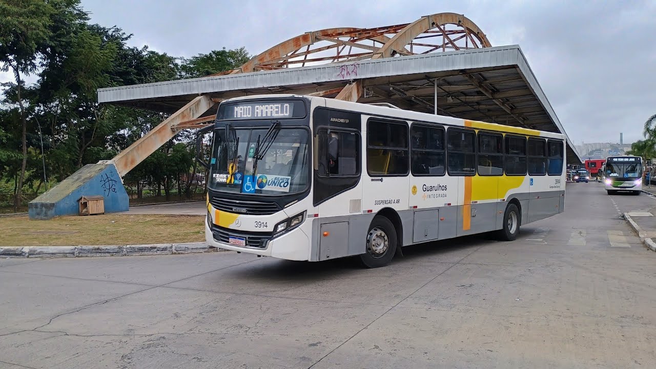 MOVIMENTAÇÃO DOS ÔNIBUS : TERMINAL PIMENTAS EM GUARULHOS - SP