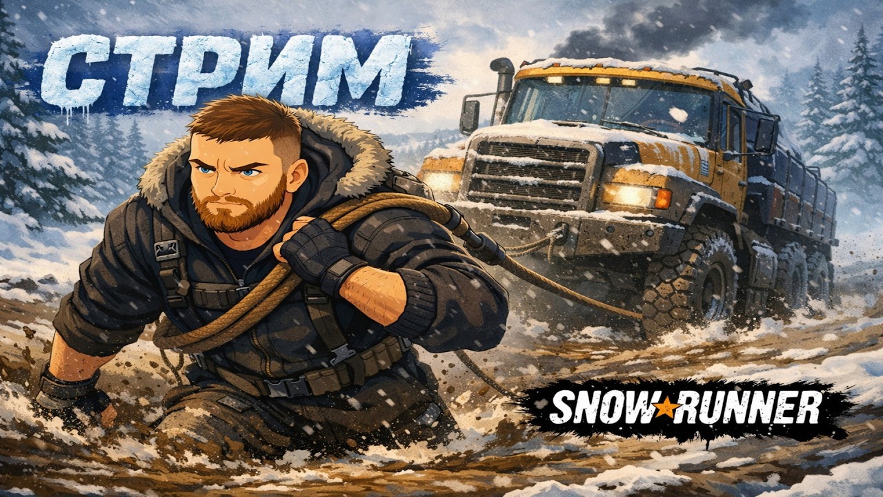 SnowRunner | СТРИМ | FULL STREAM | СИМУЛЯТОР БЕЗДОРОЖЬЯ