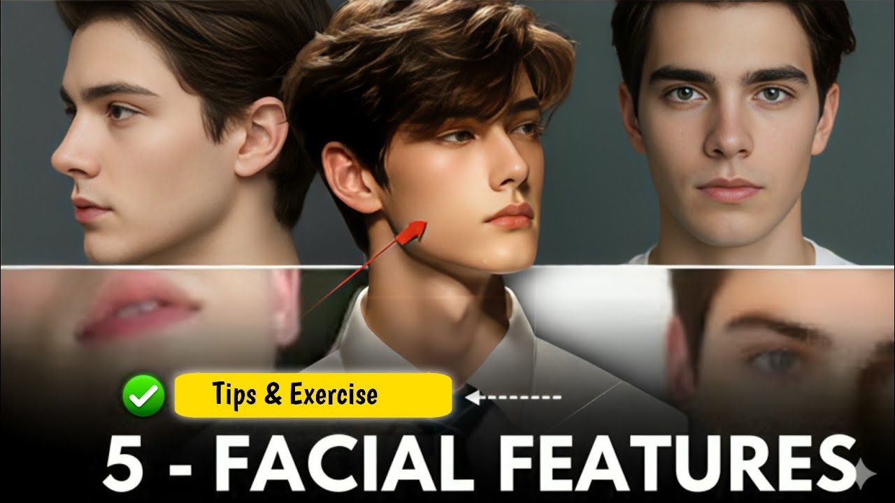 5 Facial Features That Make You More Attractive. How To Develop Facial Features.