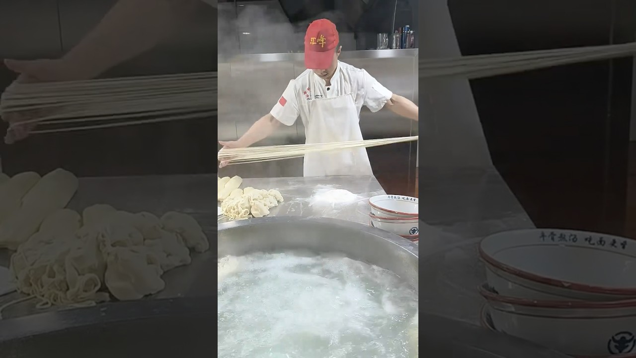 This chef makes thousands of Lanzhou ramen every day