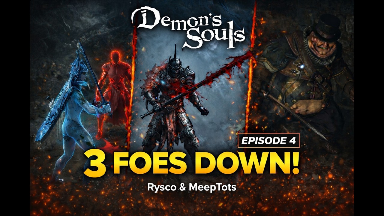 Rysco & MeepTots Play: Demon's Souls - Co-Op | Ep 4
