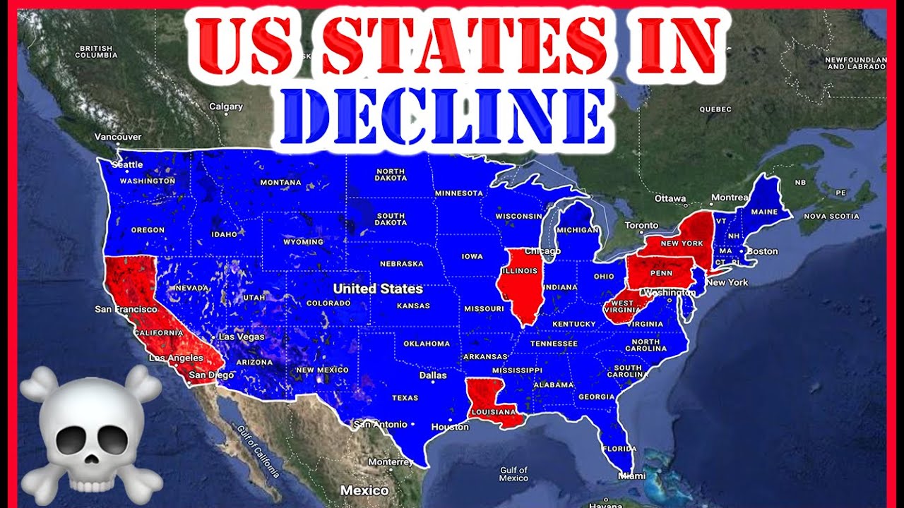 Why Americans Are FLEEING These 8 States | States That LOST Population in 2023