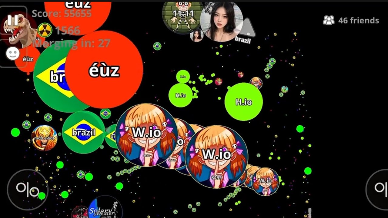 W.IO CLIPS 🦊(AGAR.IO MOBILE)