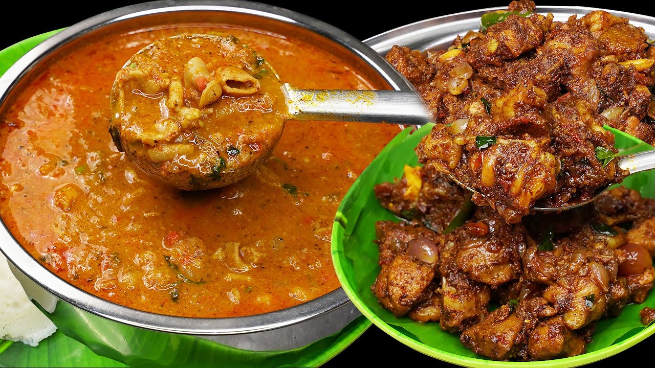 சுவையும் பக்கா, Combo'வும் பக்கா, அட்டகாசமா இருக்கும் சாப்பிட | Kudal Kulambu | Mutton chukka