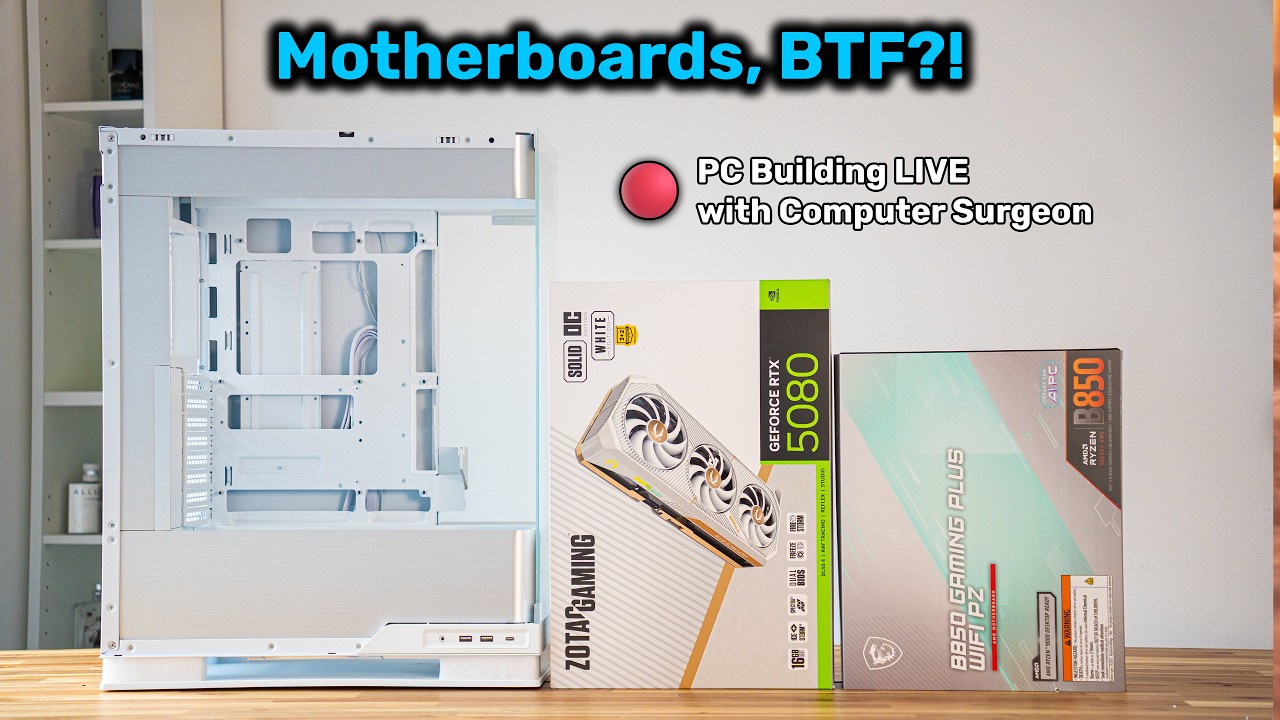 🔴𝙇𝙄𝙑𝙀 PC Building with a BACK-CONNECT motherboard - is it worth it? | No ads | Free PC advice