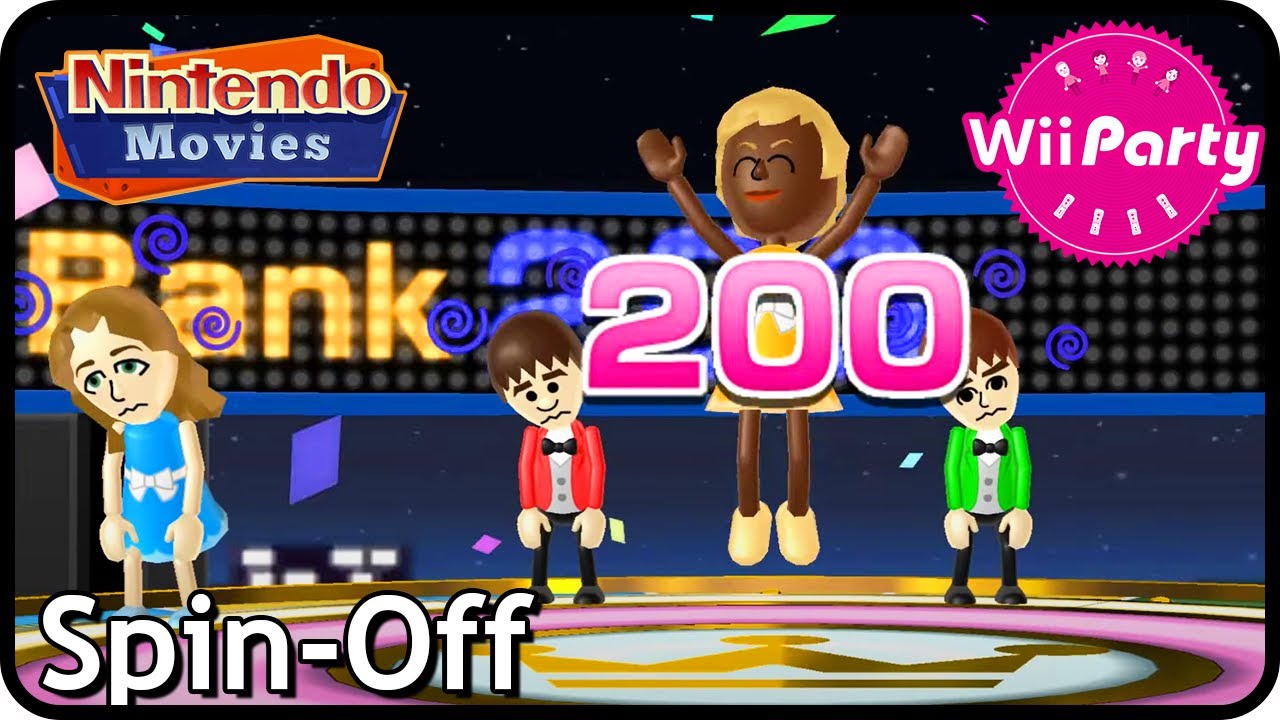 Wii Party - Spin-Off (3 Players, Myrte vs Rik vs Maurits vs Stéphanie)