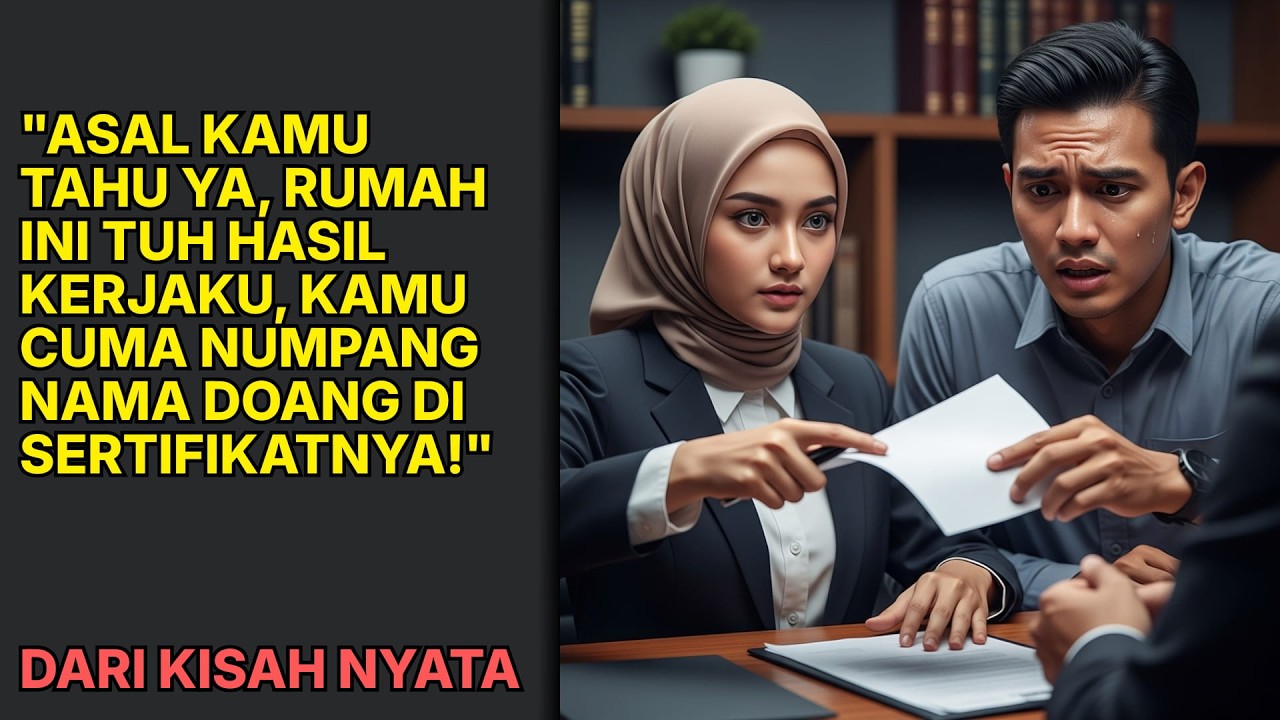 Suami SELINGKUH Demi Kuasai RUMAH KPR, Dia Langsung TAK BERDAYA Saat AKAD ASLI Kubuka!